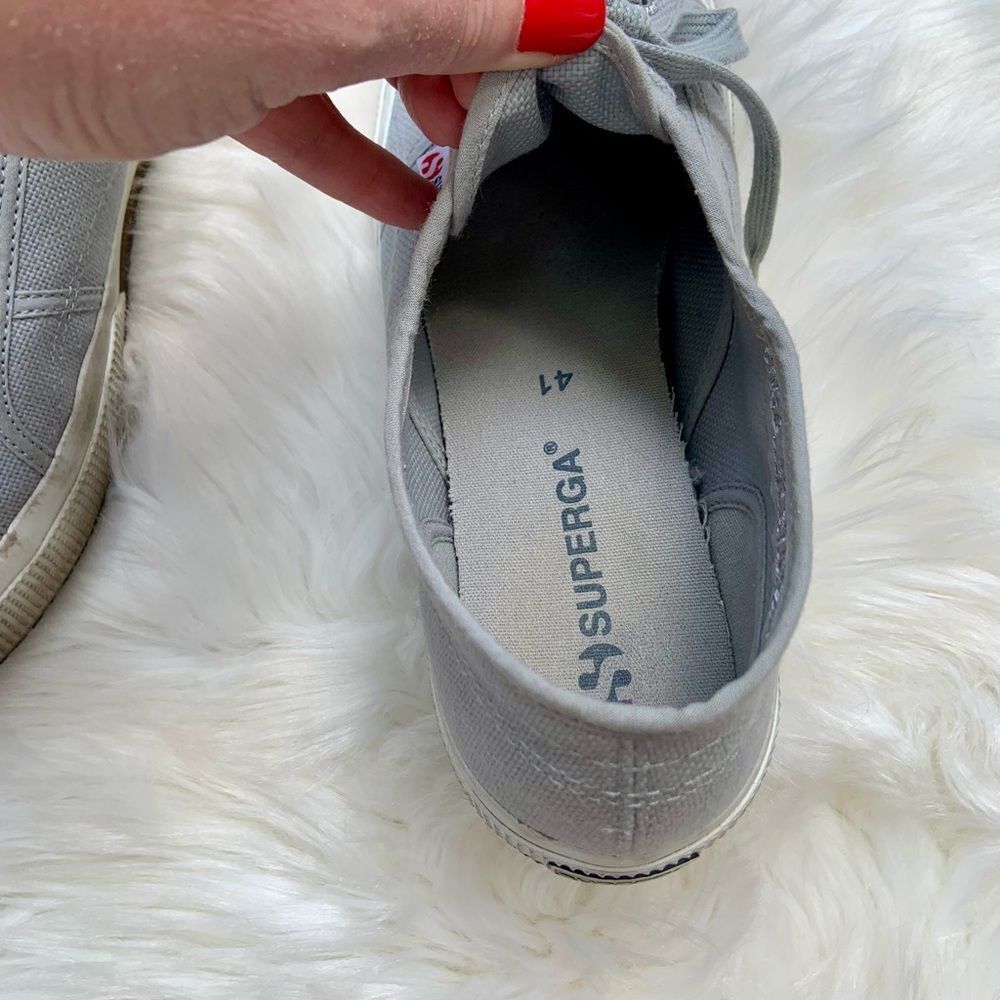 Superga 2750 Cortu Classic Sneakers 41 Gray - Picture 8 of 9